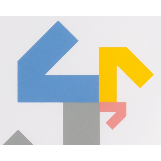 Contemporary 1995 “Konstruktion and Intuition” Serigraph Print by Anton Stankowski For Sale - Image 3 of 8