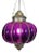 Vintage Purple Pumpkin Lantern For Sale