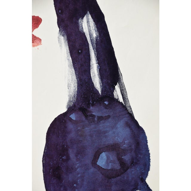 Ernst Bräuer, Two Horses (Red-Blue), 1961, Monotype For Sale - Image 10 of 12