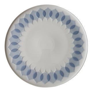 Lotus Blue Cake Plate by Björn Wiinblad for Rosenthal Studio Linie, 1971 For Sale