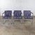 Modern Late 20th Century Modern Set of 3 Armchairs W/Chrome Tube Cantilever Frames Style of Steelcase For Sale - Image 3 of 18