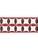 Transitional Sample, Scalamandre Fiori Embroidered Tape, Raspberry For Sale - Image 3 of 3