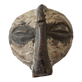 Vintage African Songye Kifwebe Small Passport Mask 3.5" H For Sale