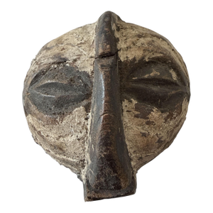 Vintage African Songye Kifwebe Small Passport Mask 3.5" H