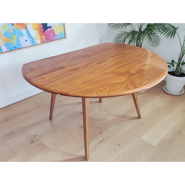 Mid-Century Modern Blonde Plank Dining Table in Elm by Lucian Ercolani for Ercol, 1960s For Sale - Image 10 of 18