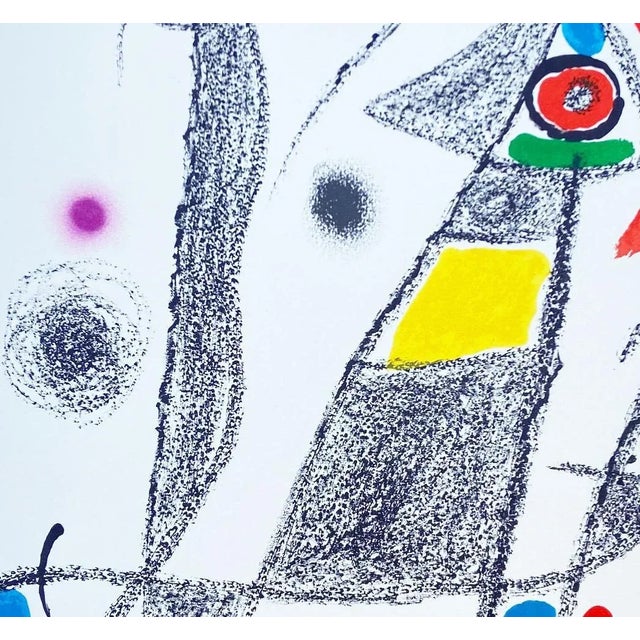 Joan Miró - Maravillas con variations n-6 Lithography 35.7x49.6cm Signed in the plate 1975 Edition of 1500 copies on...