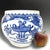 18th Century Chinese Qianlong Blue and White Porcelain Hanging Bowl For Sale - Image 3 of 8