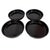 Neo Art Deco Black Bowl & Coffee Mug 26 Piece Serverware Set by Waechtersbach For Sale - Image 4 of 11