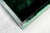 Stunning Vintage European Malachite Box Hand Cut Geometric Stone Mid Century Luxury Home Decor For Sale - Image 9 of 14