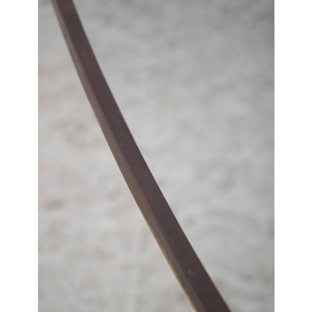 Brass Iron Brass & Glass Rams Head Coffee Table For Sale - Image 8 of 13