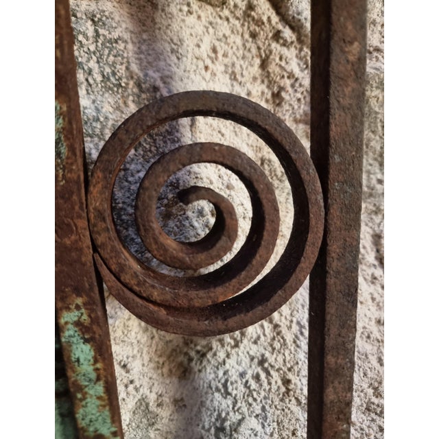 Antique French Double-Sided Shop Sign in Iron Frame, 1890s For Sale - Image 15 of 18