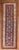 19th century kuba shirvan antique runner with a tribal pattern on a navy color field Measures: 3'11'' x 12'1''.