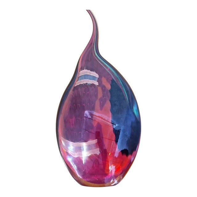 Red Murano Glass Sculpture by Alessandro Barbaro, 1980s For Sale - Image 8 of 8