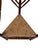 Wood Antique French Provincial Triangular Corner Chair in Beech Frame, 1900s For Sale - Image 7 of 11