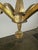 Modern Benedict Gilt Metal Leaf Chandelier by Miamar Home For Sale - Image 3 of 12
