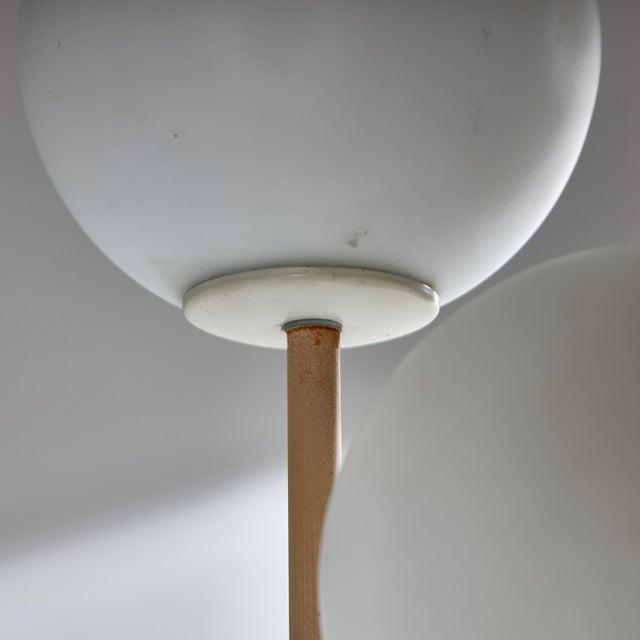 Metal Metal and Glass Floor Lamp, 1980s For Sale - Image 7 of 10