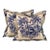 P Kaufmann Braemore Blue & Cream Botanical Elephant & Monkey Palm Tree Tropical Pillow Covers- Pair For Sale