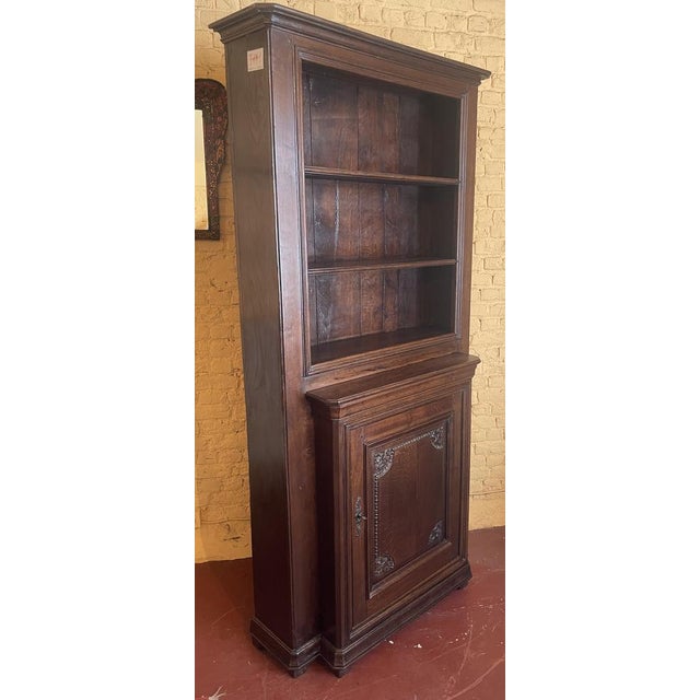 Vintage 18th Century Oak Cabinet For Sale - Image 10 of 10