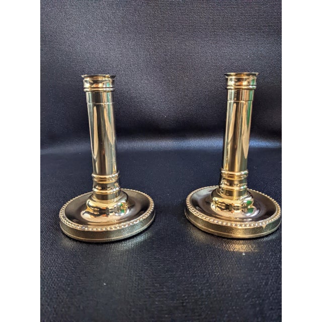 Pair of Vintage Baldwin Brass Candlesticks Chairish