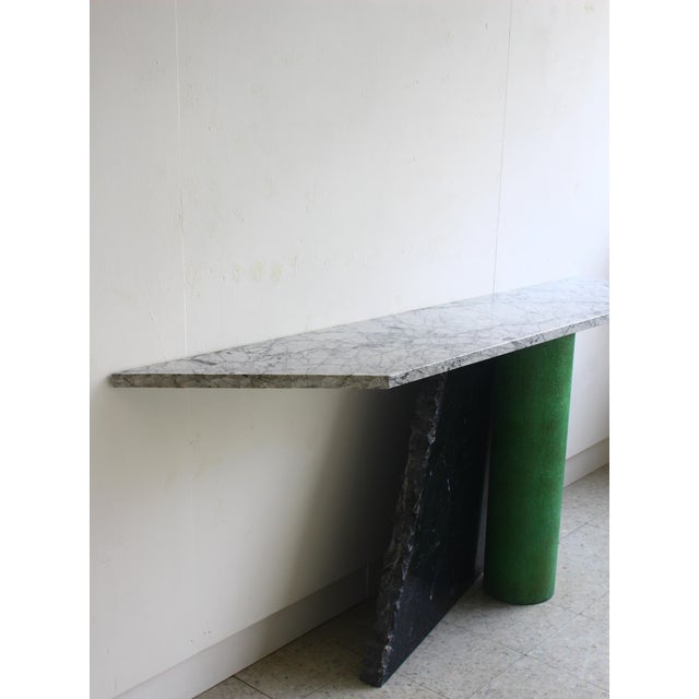 Italian Ambiguità Console Table by Lella and Massimo Vignelli for Casigliani, 1980s For Sale - Image 16 of 18