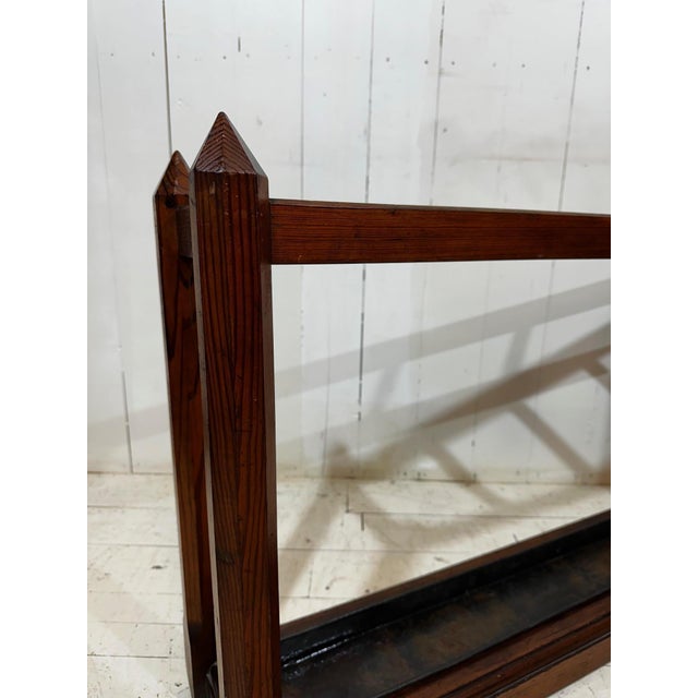 Victorian Gothic Revival Pitch Pine Umbrella Stand, 1880 For Sale - Image 14 of 16