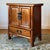 Antique Asian Oriental Chinese Wood Cabinet With Brads Handles and a Drawer For Sale - Image 4 of 9