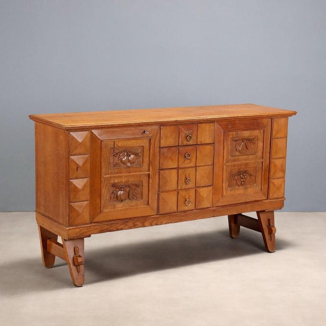 Vintage Rustic Sideboard, 1950s For Sale - Image 11 of 11