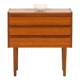 Small Danish Chest of Drawers in Teak, 1960s For Sale