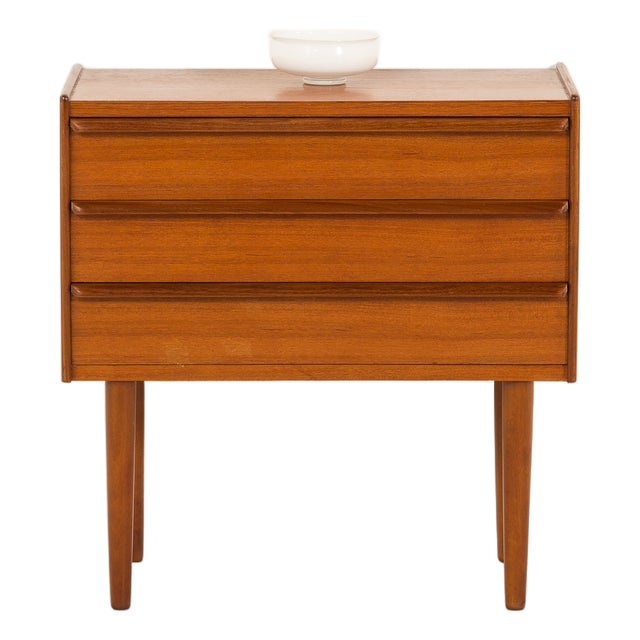 Small Danish Chest of Drawers in Teak, 1960s For Sale