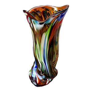 Stunning Art Glass Vase by Jozefina Krosno of Poland