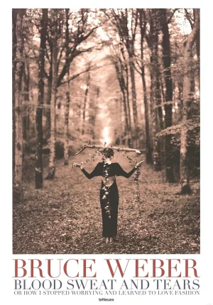 1995 Bruce Weber Lady Balancing Branch Lithograph Poster