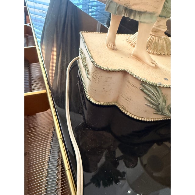 Vintage L&f Moreau Dual Lamp Collection Francaise Sculpture Figural Lamp Foundry Mark. Rare. For Sale In Miami - Image 6 of 15