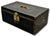 Charcoal Original Antique Locking Document Box From Milton Massachusetts First Congregational Church Parish - Circa Mid 19th Century For Sale - Image 8 of 18