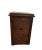 Gorgeous Hand Crafted Antique Side Table, Nightstand with Three Drawers, Parquet Style Top, Solid Walnut 21" Tall x 14"...