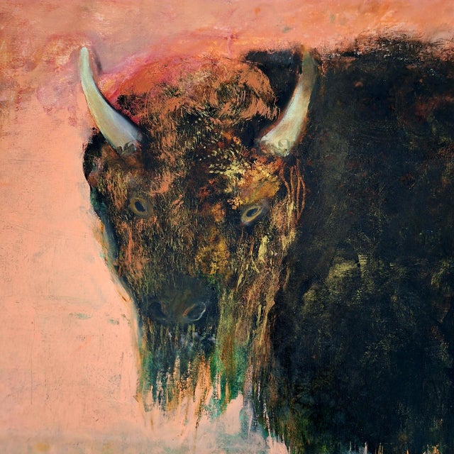 Monika Rossa, Bison, 2026, Oil on Canvas For Sale - Image 4 of 6