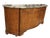 Custom Design Louis XVI–Style Marble Top + Burl Credenza For Sale