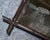 Small Antique French Decorative Faux Bamboo Wall Mirror with Foxed Glass For Sale - Image 4 of 8