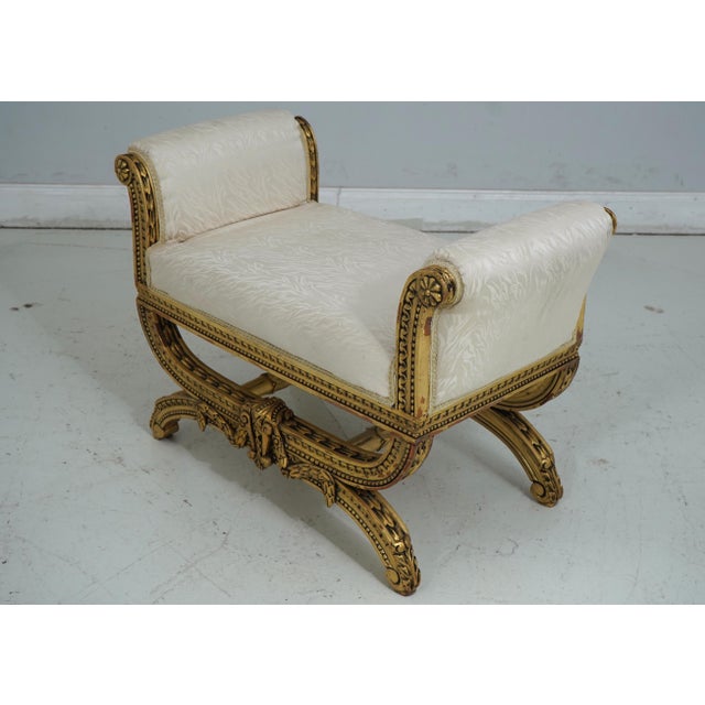 Age: Approx: 40 Years Old Details: Carved Details Quality Construction French Style Gold Loss To Finish Condition: Wear &...