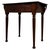 Antique English Art Nouveau Oak Side Table For Sale - Image 3 of 12