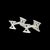 1990s 1990s Pair of Tiffany & Co Cufflinks Sterling Silver 6.20 Grams Estate For Sale - Image 5 of 7
