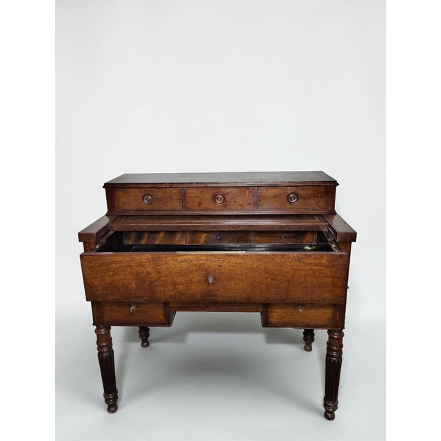 Louis Philippe Stepped Desk, 1890s For Sale - Image 4 of 12