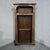 Super mandrel oak Art Noveau hanging hall robe, seven hanging hooks, hat shelf above, in excellent overall condition. 82"...