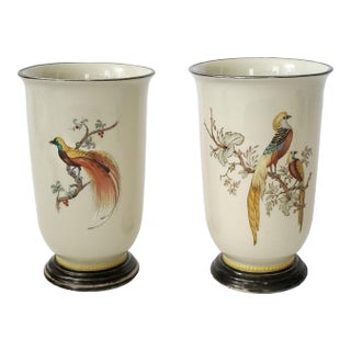 Vases Pair 1930s For Sale