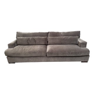 Lee Industries 101" Sofa in Performance Velvet For Sale