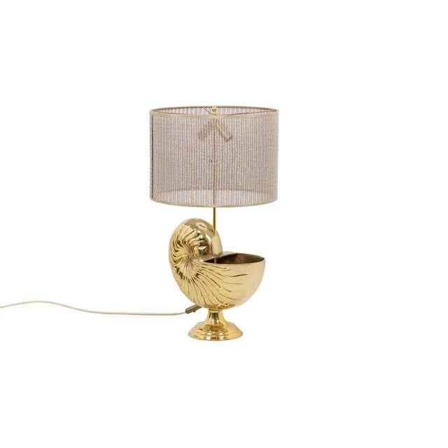 Gilt Bronze Table Lamp, 1970s For Sale - Image 11 of 11