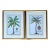 Vintage Crested Palm Etchings - A Pair For Sale