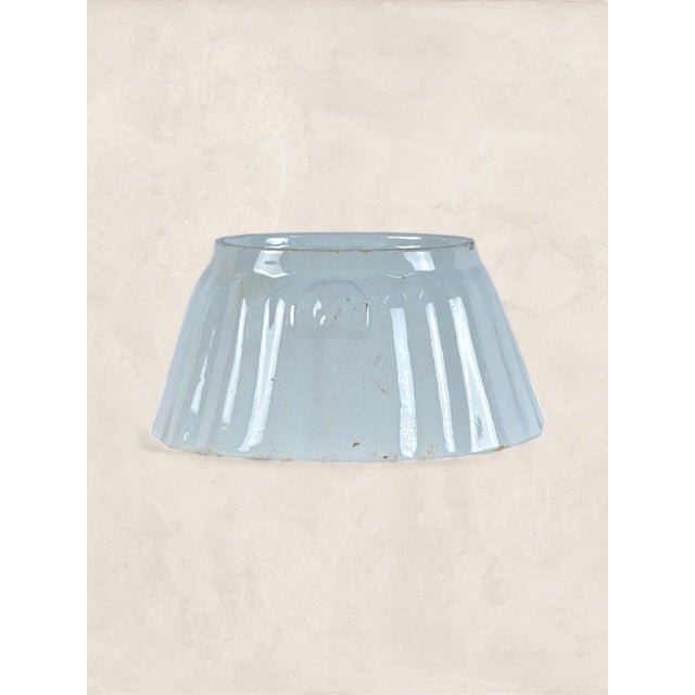 White Antique English Jelly Mould For Sale - Image 8 of 8
