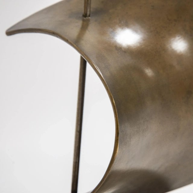 Tan Franco Asco, Forma Evoluzione 80, 1957, Bronze & Stone For Sale - Image 8 of 9