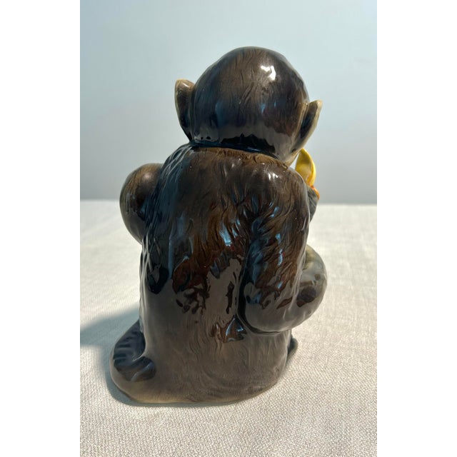 MCM Andrea by Sadek Porcelain Hand Painted Monkey For Sale - Image 4 of 7