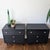 Pair of Mid-Century Black Dressers For Sale In San Francisco - Image 6 of 8